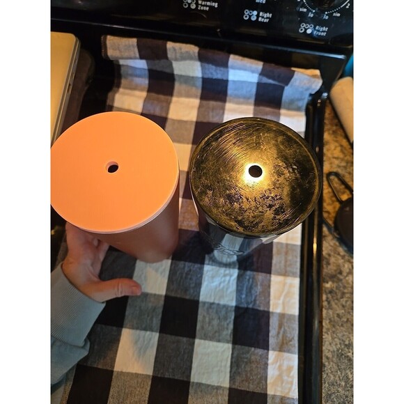 Starbucks Tumblers Set Of 2 Black and‎ Rose Gold Stainless Steel Cups - Picture 8 of 9